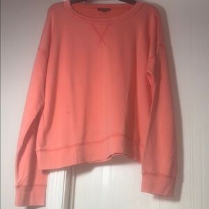 J. Crew Vibrant Coral Pullover